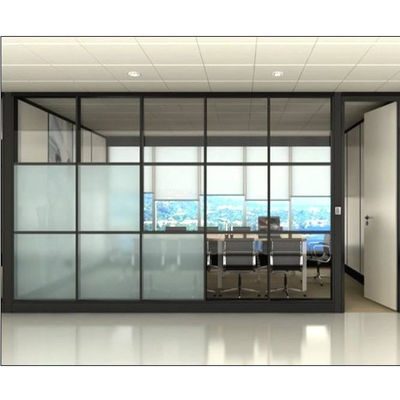 अच्छी कीमत Demountable Office Glass Partition Wall with 30-42dB Sound Insulation and 108mm/90mm Thickness ऑनलाइन
