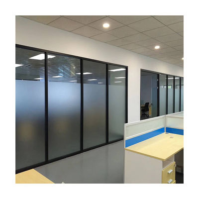 अच्छी कीमत Top Supported Manually Operated Office Glass Partition Wall with Convenient Operability and Tempered Glass ऑनलाइन