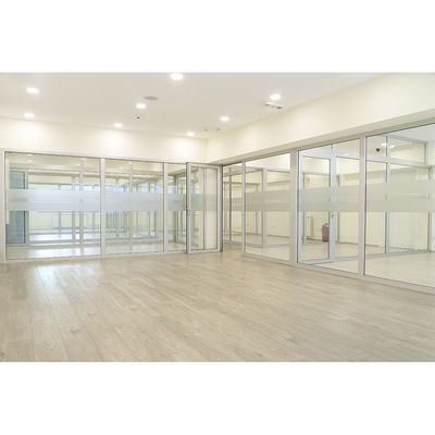 अच्छी कीमत सम्मेलन कक्ष के लिए पारदर्शी कार्यालय कांच विभाजन दीवार एकल कांच ऑनलाइन