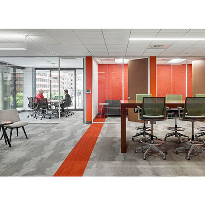 अच्छी कीमत Acoustic Office Glass Partition Wall with Wooden Finish and Stainless Steel 304# Accessories for Sound Insulation and Fire-Rated Safety ऑनलाइन