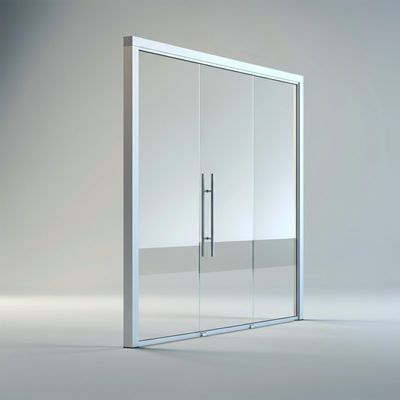 अच्छी कीमत आधुनिक कार्यालयों के लिए एल्यूमीनियम फ्रेम फुल व्यू सिंगल ग्लास्ड ग्लास विभाजन दीवार ऑनलाइन