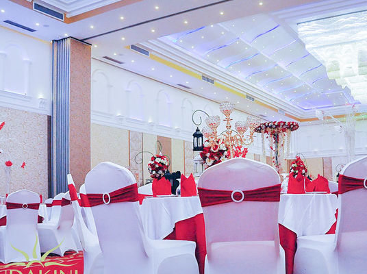 अच्छी कीमत ध्वनिरोधक चलती विभाजन दीवार 6061-T6 एल्यूमीनियम मिश्र धातु फ्रेम और 85 मिमी मोटाई के साथ 6 मीटर तक की ऊंचाई के लिए ऑनलाइन