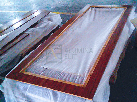 अच्छी कीमत 6061-T6 एल्यूमीनियम मिश्र धातु फ्रेम और 105 मिमी मोटाई के साथ अग्निरोधक और ध्वनिरोधक चलती विभाजन दीवार ऑनलाइन