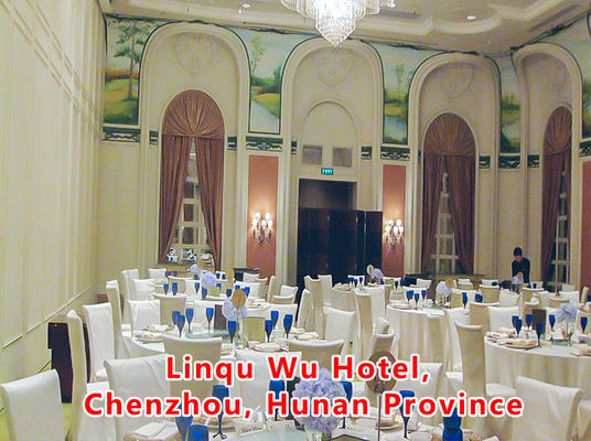 अच्छी कीमत Aluminum Wooden Movable Partition Wall with 304 Stainless Steel Rollers and 6061-T6 Profile for Office Room ऑनलाइन