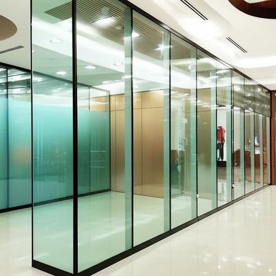 अच्छी कीमत Demountable Glass Partition Wall with 30-42dB Sound Insulation for Shopping Mall Custom Design ऑनलाइन