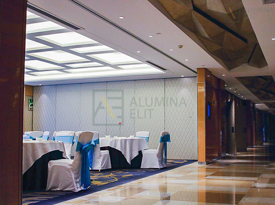 अच्छी कीमत एसटीसी रेटिंग 42-56dB साउंडप्रूफिंग और 6061-T6 प्रोफाइल Q235 स्टील फ्रेम के साथ स्लाइडिंग विभाजन दीवार ऑनलाइन