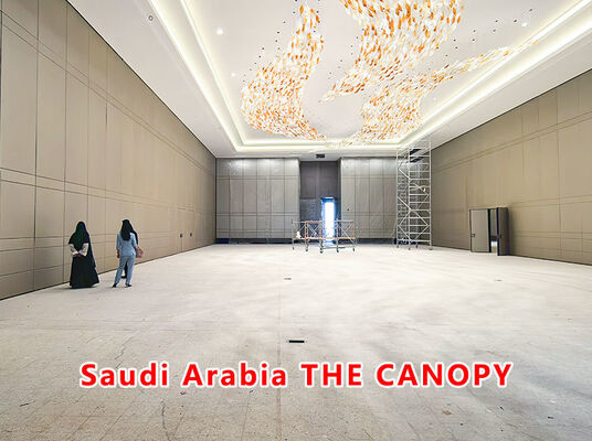 अच्छी कीमत 89CM मोटाई वाली चल विभाजन दीवार, 68CM मोटाई और 800N सीलिंग पावर वाली परिचालन विभाजन दीवार ऑनलाइन