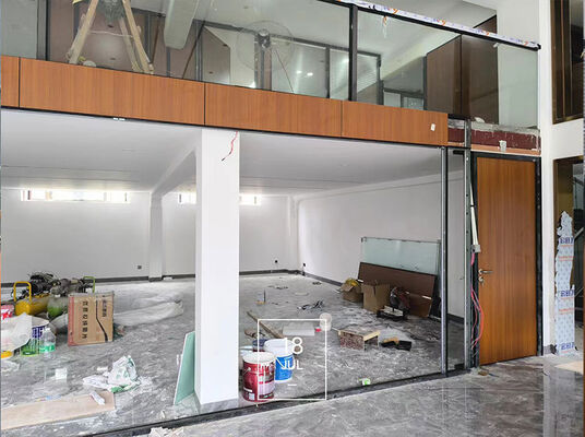 अच्छी कीमत कार्यालय स्थानों के लिए 6061-T6 प्रोफाइल और Q235 स्टील फ्रेम के साथ अनुकूलित ध्वनिप्रूफ विभाजन ऑनलाइन