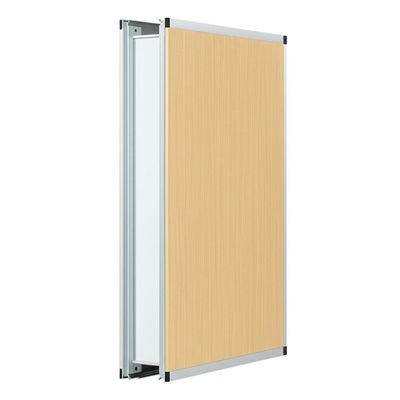 अच्छी कीमत Fireproofing Acoustic Partition Wall with 6061-T6 Aluminum Alloy Frame and High Pressure Laminate Board ऑनलाइन